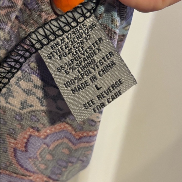 Bailey Blue Multicolor Paisley Tunic - Picture 3 of 7